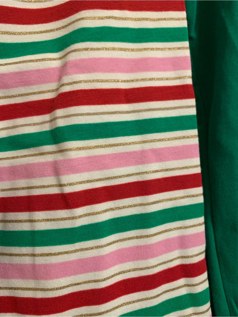 Girls Holiday Gingerbread Ruffle Set - Green - Picture 6 of 10